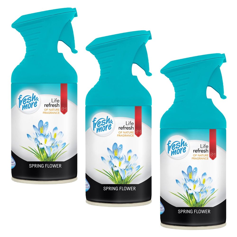Fresh & More Room Spray Spring Flower, 250 ml, 3-Pack