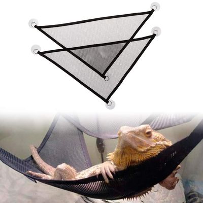 2-Pack Bearded Dragon Hammocks, Breathable Reptile Hammocks for Lizards, Geckos, Snakes and More