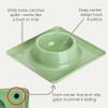 VIGAR Wall Off Pets Club Pet Food Bowl, Green, 33.5 x 33.5 x 8.5 cm view 3