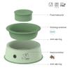 Vigar 3-in-1 Food Bowl for Dogs and Cats, 24.7 x 24.7 x 9 cm, Pets Club, Non-Slip, Green view 3