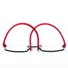 FREAZE TR90 Computer Glasses Lightweight Unisex Reading Glasses, Compact Small Portable Reading Aid with Case (Color: Red, Size: +3.5) view 3