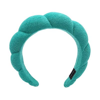 Women's Spa Terry Cloth Headband, Green, One Size