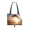 Funny Animal Dolphin Foldable Pet Carrier Bag for Puppies, Small Dogs and Cats view 2