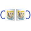 Hey!Print Blue Mug – Toilet Paper, Shit, Love, Job, Task, Bathroom, Toilet view 3