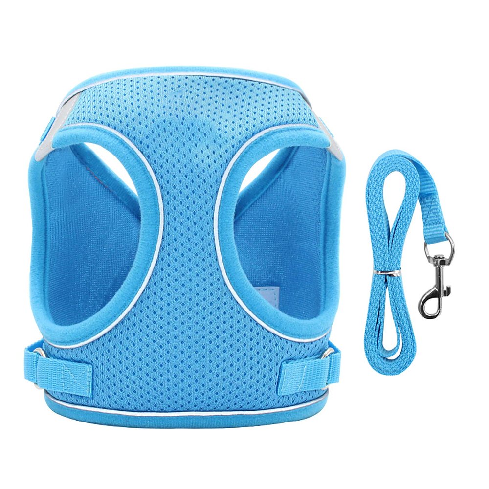 PURRL Sky Blue Polyester Dog Harness, S