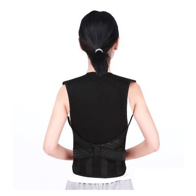 Tourmaline Self-Heating Magnetic Therapy Posture Corrector Back Support Vest, L