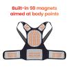 Tourmaline Self-Heating Magnetic Therapy Posture Corrector Back Support Vest, L view 4