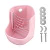 Ceramic Food Bowl for Small Animals with Tip-Resistant Design, Pink view 1