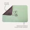 Vigar - Dog Feeding Mat - Pets Club Collection - 60 x 40 x 0.5 cm - Non-Slip and Padded - Green and Black view 4