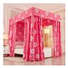 Mosquito Net Bed Canopy with 4 Corner Posts, 120 x 200 x 200 cm, Color C view 1