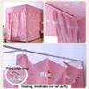 Mosquito Net Bed Canopy with 4 Corner Posts, 120 x 200 x 200 cm, Color C view 4