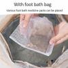Foldable Foot Bath Bucket Spa with Storage Bags, Pink, 32x6 view 4
