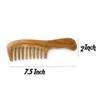 Josenidny Natural Sandalwood Wide-Tooth Hair Comb view 3
