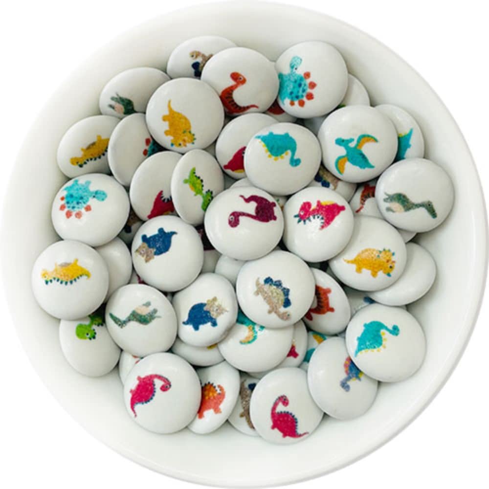 Printed Chocolate Lentils, Dinosaur Motif – Milk Chocolate (150)