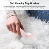 Buhb Cat Grooming Brush, Stainless Steel Comfortable Pet Brush (Pink) view 4