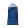 WGPHD Meditation at Home Natural Labradorite Tetrahedral Point Blue Moonstone Energy Tower Blue Aura Home Decor Gift view 1