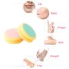 Batto 5-Piece Hair Removal Pads, Painless Hair Removal Sponge for Face, Legs, Arms, and Body, Reusable Physical Hair Removal Tool view 3