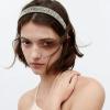 YISSION 2-Piece Rhinestone Headbands for Women and Girls, Silver and Pink view 2