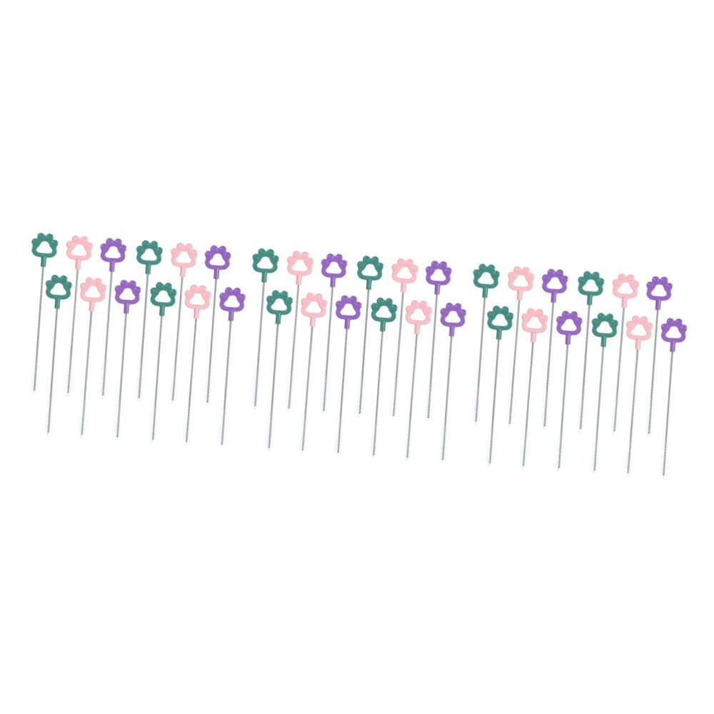 ULTECHNOVO 36-Piece Cleaning Set for Straws and Baby Bottles, Rotating Bottle Brushes with Ergonomic Handles