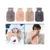 PEVSCO Durable Natural Rubber Hot Water Bottle with Gray Cover, for Neck, Waist and Hands (Color: 04) view 3