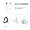 BCOATH 2-Pack Metal Clips for Reptile Lamp Shades view 3