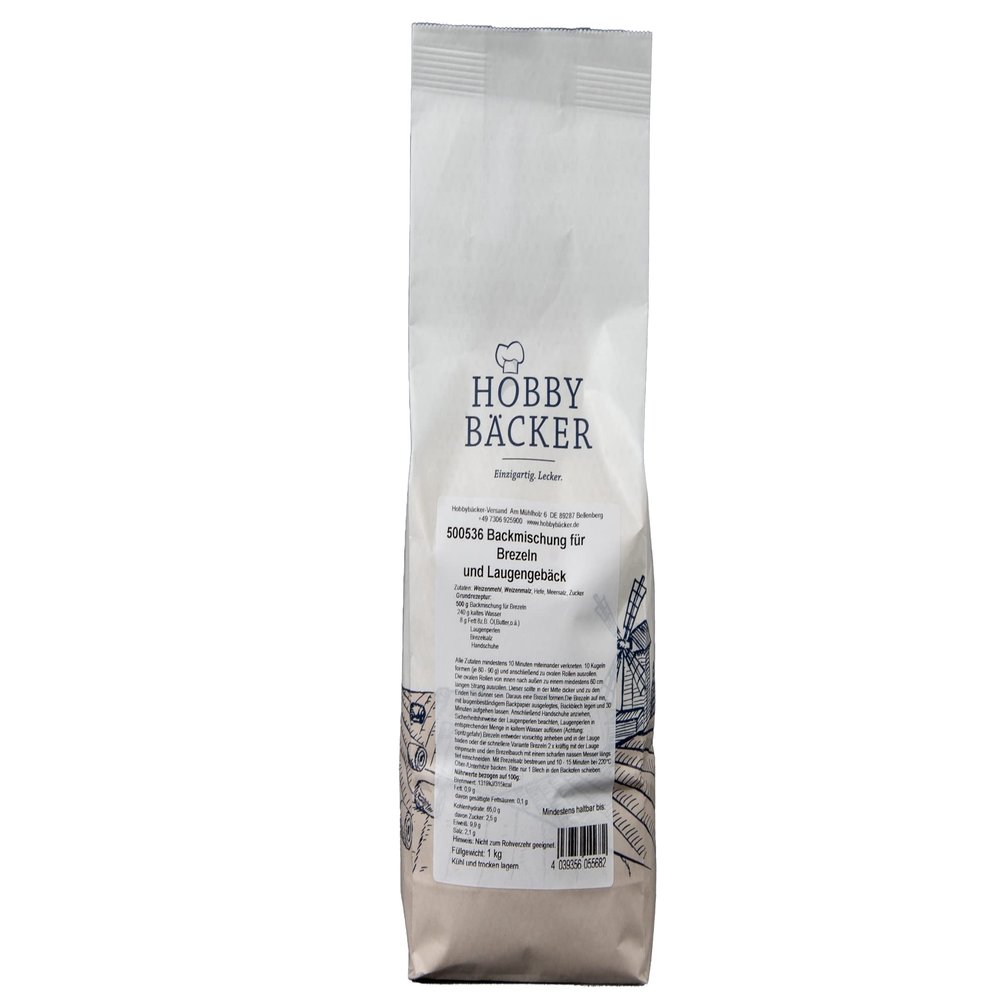 Hobbybäcker Pretzel & Lye Pastry Baking Mix, 1 kg