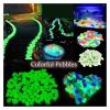 Purple Glow-in-the-Dark Decorative Pebbles, 100 Pieces view 4
