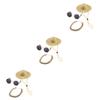 Mipcase 9-Piece Pet Accessories Set with Retro Straw Hats, Gold Necklaces and Sunglasses for Dogs and Cats view 1
