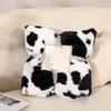 Lipfer Soft Warm Cow Print Double-Layer Plush Flannel Blankets for Children and Adults view 4