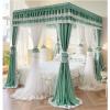 Four Season Deluxe 4-Corner Bed Canopy with Stainless Steel Frame, Green 1, 200 x 220 x 200 cm view 2