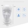 Folpus Women's Foam Head Model Hat and Cap Display Holder, White Hair Rack view 3