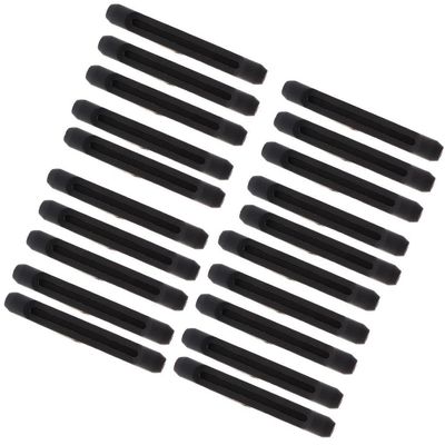 Gralara 10 Pairs Eyeglass Anti-Slip Ear Hooks, Elastic, Black