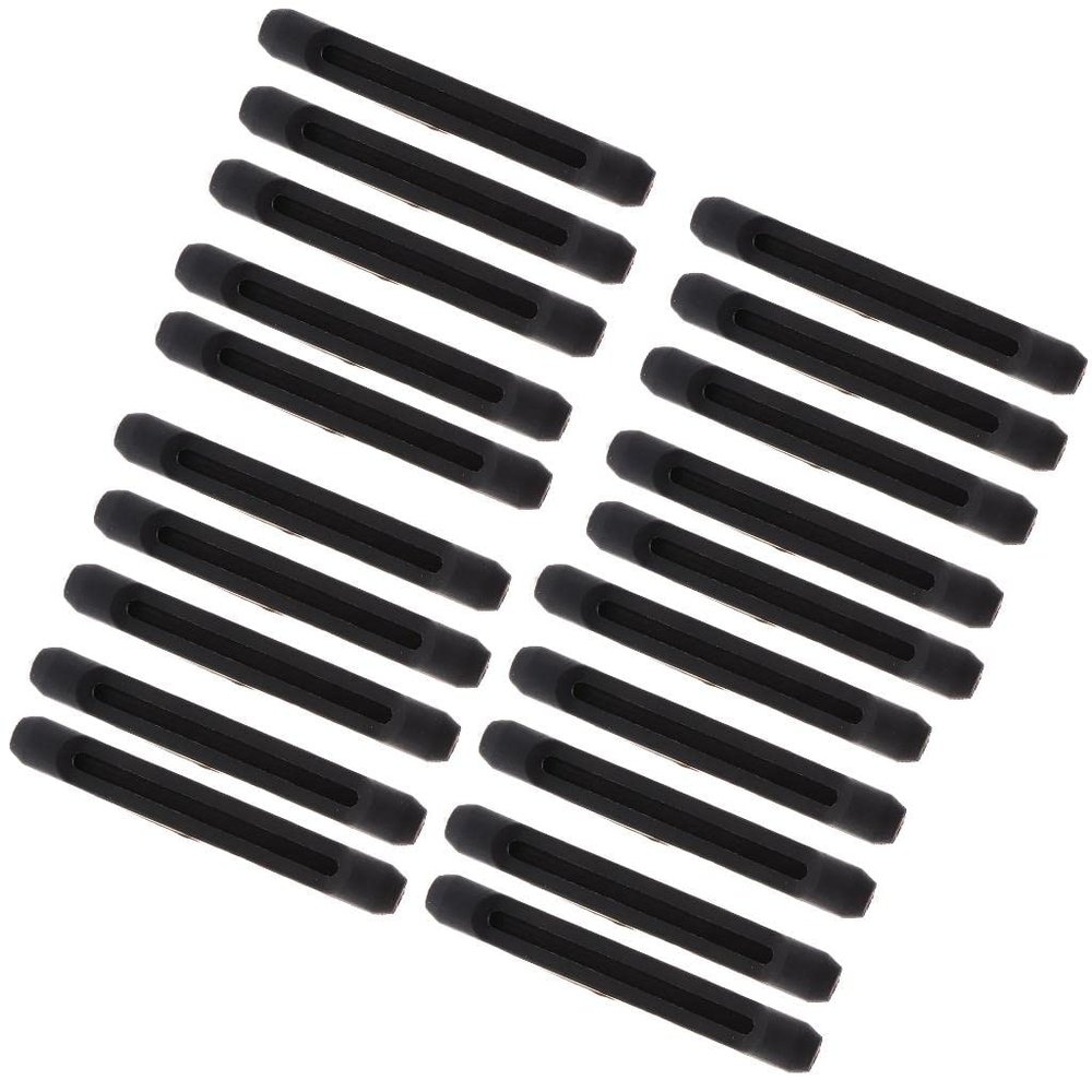 Gralara 10 Pairs Eyeglass Anti-Slip Ear Hooks, Elastic, Black