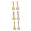 Beatifufu 6-Piece Eye Massage Sticks and Cosmetic Spatulas for Face, Eye Cream and Makeup, Gold and Rose Gold view 1