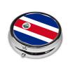 Round Costa Rica Flag Pill Box, 5.1 x 5.1 x 1.8 cm view 2