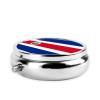 Round Costa Rica Flag Pill Box, 5.1 x 5.1 x 1.8 cm view 3