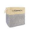 krui Foldable Pet Storage Basket with Handle, Personalized Name view 1