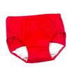 REHOOF Adult Incontinence Underwear, Washable Reusable Cotton Briefs, Breathable, Red, XL view 1