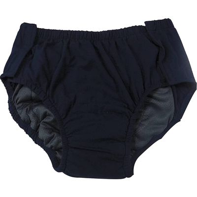 REHOOF Washable Incontinence Underwear with Absorbent Pad, Cotton, Blue, XXL