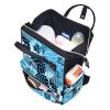 Large-Capacity Multifunctional Waterproof Diaper Backpack for Moms and Dads, Flamingo, Color 7, One Size view 4