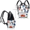 Large-Capacity Multifunctional Waterproof Diaper Backpack for Moms and Dads, Car, Color 1, One Size view 2