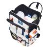 Large-Capacity Multifunctional Waterproof Diaper Backpack for Moms and Dads, Car, Color 1, One Size view 4