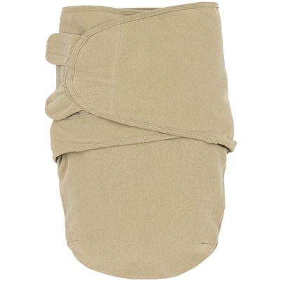 Meyco Baby Swaddle Sack 0–3M, 1.0 TOG, Sand