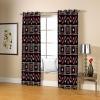 CILODO Blackout Curtains, 3D Abstract & Ethnic, 2-Piece Set, W110 x H215 cm view 3