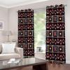 CILODO Blackout Curtains, 3D Abstract & Ethnic, 2-Piece Set, W110 x H215 cm view 4
