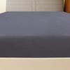Chusui Fitted Sheet, Bed Sheet, Jersey, Anthracite, 100 x 200 cm, Cotton view 3