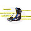 Stroke Foot Drop Orthosis Stabilizer, Adjustable Ankle Brace, Arch Support, XL view 3
