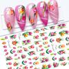3D Summer Flower & Fruit Nail Stickers, Self-Adhesive, 10 Sheets view 2