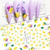 3D Summer Flower & Fruit Nail Stickers, Self-Adhesive, 10 Sheets view 4