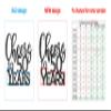 LOVENJOY Cheers to 75 Years Cake Topper, 75th Birthday and Anniversary Cake Decoration, Double-Sided Black and Gold Glitter view 2